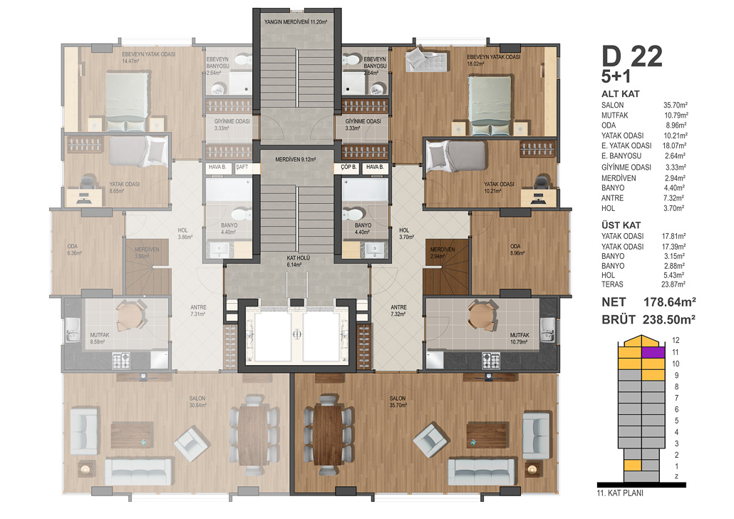 Peker Apartmanı Göztepe - Zon Mimarlık